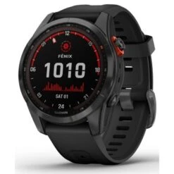 Garmin Fenix 7s Solar, Slate Gray With Black Band