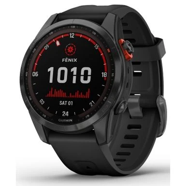 Garmin Fenix 7s Solar, Slate Gray With Black Band 1 Garmin Fenix 7s Solar, Slate Gray With Black Band