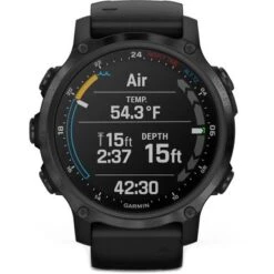 Garmin Descent MK2S Dive 43mm GPS Smart Watch, Carbon Gray DLC With Black Silicone Band -Garmin GPS 073268ce ab9b 4364 8559 0eb0acb779ee