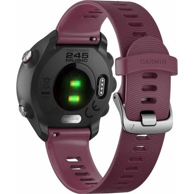 Garmin - Forerunner 245 GPS Smartwatch 42mm Fiber-Reinforced Polymer - Berry 10 Garmin - Forerunner 245 GPS Smartwatch 42mm Fiber-Reinforced Polymer - Berry - Image 10