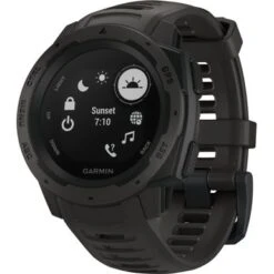 Garmin - Instinct GPS Smartwatch 45mm Fiber-Reinforced Polymer - Graphite -Garmin GPS 277f291a c1ea 5b0f ab9c 1947b4a2bb93