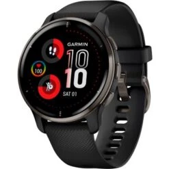 Garmin - Venu 2 Plus GPS Smartwatch 43 Mm Fiber-reinforced Polymer - Slate -Garmin GPS 3e2b12f6 cb1a 5c05 8e24 533d74fab0c2