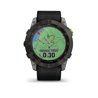 Garmin - Enduro 2 GPS Smartwatch 51mm Fiber-Reinforced Polymer With Titanium Rear Cover - Carbon Gray 6 Garmin - Enduro 2 GPS Smartwatch 51mm Fiber-Reinforced Polymer With Titanium Rear Cover - Carbon Gray - Image 6