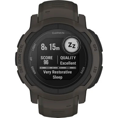 Garmin - Instinct 2 45 Mm Smartwatch Fiber-reinforced Polymer - Graphite 5 Garmin - Instinct 2 45 Mm Smartwatch Fiber-reinforced Polymer - Graphite - Image 5