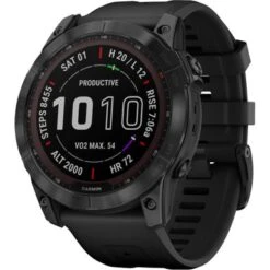 Garmin - Fēnix 7X Sapphire Solar GPS Smartwatch 51 Mm Fiber-reinforced Polymer - Black DLC Titanium -Garmin GPS 4a4f3c4d 1ba7 5563 9a0f cc69fe928876