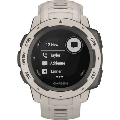 Garmin - Instinct GPS Smartwatch 45mm Fiber-Reinforced Polymer - Tundra 8 Garmin - Instinct GPS Smartwatch 45mm Fiber-Reinforced Polymer - Tundra - Image 8