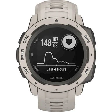 Garmin - Instinct GPS Smartwatch 45mm Fiber-Reinforced Polymer - Tundra 7 Garmin - Instinct GPS Smartwatch 45mm Fiber-Reinforced Polymer - Tundra - Image 7