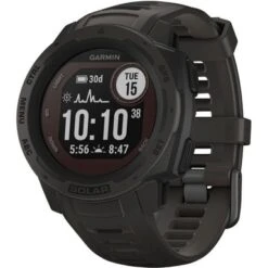Garmin - Instinct Solar Smartwatch 45mm Fiber-Reinforced Polymer - Graphite -Garmin GPS 5c430bd3 ba87 57bb 80ea 5ed4f1d0abe7