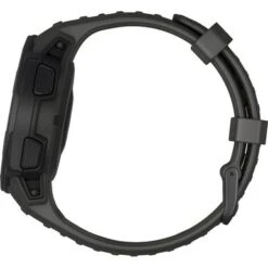 Garmin - Instinct GPS Smartwatch 45mm Fiber-Reinforced Polymer - Graphite -Garmin GPS 6352776a 525f 5666 af0e 1a8c1c4a4444