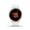 Garmin - Venu 2S GPS Smartwatch 40 Mm Fiber-Reinforced Polymer - Rose Gold/White