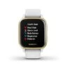 Garmin - Venu Sq GPS Smartwatch 33mm Fiber-Reinforced Polymer - White