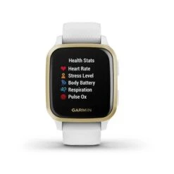 Garmin - Venu Sq GPS Smartwatch 33mm Fiber-Reinforced Polymer - White