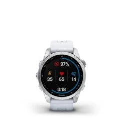 Garmin - Fēnix 7S GPS Smartwatch 42 Mm Fiber-reinforced Polymer - Silver