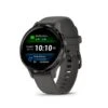 Garmin - Venu 3S GPS Smartwatch 41 Mm Fiber-reinforced Polymer - Stainless Steel And Pebble Gray
