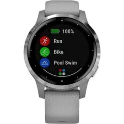 Garmin - Vívoactive 4S GPS Smartwatch 40mm Fiber-Reinforced Polymer - Silver