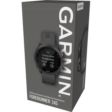 Garmin - Forerunner 245 GPS Smartwatch 42mm Fiber-Reinforced Polymer - Slate 7 Garmin - Forerunner 245 GPS Smartwatch 42mm Fiber-Reinforced Polymer - Slate - Image 7