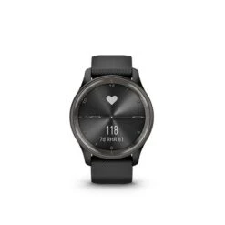 Garmin - Vívomove Trend Hybrid Smartwatch 40 Mm Fiber-Reinforced Polymer - Slate Stainless Steel -Garmin GPS 8574b3df a2e9 591a a75b b5982867100a