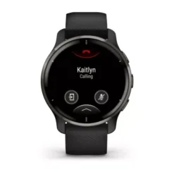 Garmin - Venu 2 Plus GPS Smartwatch 43 Mm Fiber-reinforced Polymer - Slate -Garmin GPS 88ccedaa 6b0a 4945 9b99 d753c259993f