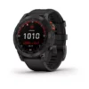 Garmin - Fenix 7 Solar, Slate Gray W/Black Band