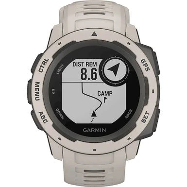 Garmin - Instinct GPS Smartwatch 45mm Fiber-Reinforced Polymer - Tundra 9 Garmin - Instinct GPS Smartwatch 45mm Fiber-Reinforced Polymer - Tundra - Image 9