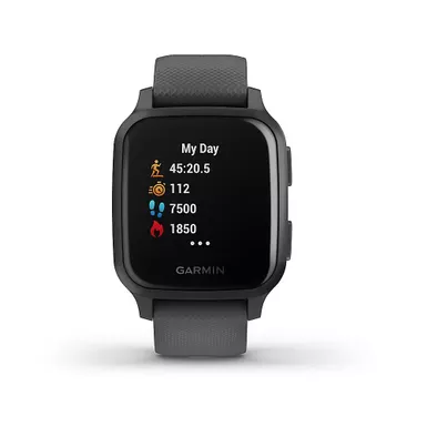 Garmin - Venu Sq GPS Smartwatch 33mm Fiber-Reinforced Polymer - Shadow Gray 13 Garmin - Venu Sq GPS Smartwatch 33mm Fiber-Reinforced Polymer - Shadow Gray - Image 13