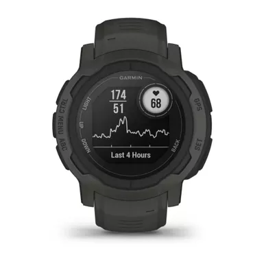 Garmin - Instinct 2 45 Mm Smartwatch Fiber-reinforced Polymer - Graphite 8 Garmin - Instinct 2 45 Mm Smartwatch Fiber-reinforced Polymer - Graphite - Image 8