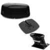 Garmin GMR Fantom 24x Radar Dome In Black With Seaview Radar Mount Bundle