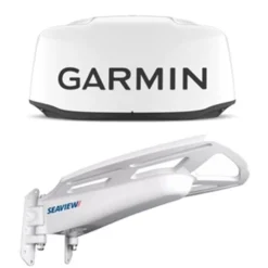 Garmin GMR 18 XHD3 Dome Radar With Seaview Mast Mount Bundle