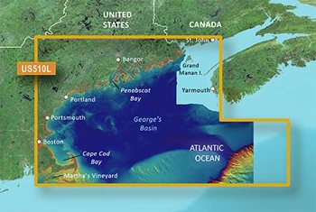 Garmin Bluechart G3 Vision VUS510L Maine To Cape Cod 2 Garmin Bluechart G3 Vision VUS510L Maine To Cape Cod - Image 2