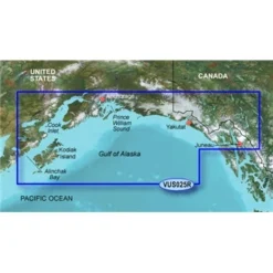Garmin Bluechart G3 Vision Anchorage To Juneau Chart - VUS025R