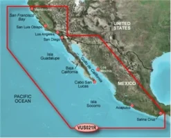 Garmin Bluechart G3 Vision HD California To Mexico Chart - VUS021R