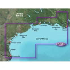 Garmin Bluechart G3 Vision Morgan City To Brownsville Chart - VUS014R