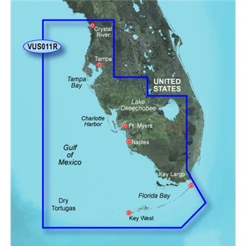 Garmin Bluechart G3 Vision Southwest Florida Chart - VUS011R 1 Garmin Bluechart G3 Vision Southwest Florida Chart - VUS011R