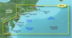 Garmin Bluechart G3 Vision VUS511L Boston To Norfolk