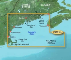 Garmin Bluechart G3 Vision VUS510L Maine To Cape Cod