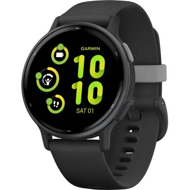 Garmin - Vívoactive 5 GPS Smartwatch 42 Mm Fiber-reinforced Polymer - Slate Aluminum And Black 1 Garmin - Vívoactive 5 GPS Smartwatch 42 Mm Fiber-reinforced Polymer - Slate Aluminum And Black