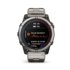 Garmin - Quatix 7X Solar Edition 51 Mm Fiber-reinforced Polymer - Titanium