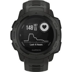 Garmin - Instinct GPS Smartwatch 45mm Fiber-Reinforced Polymer - Graphite -Garmin GPS a5870833 3010 5233 9f76 1bae2af62205