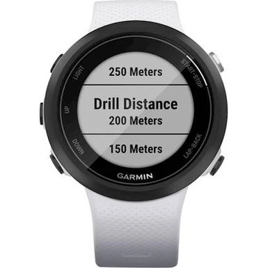 Garmin - Swim 2 Smartwatch 42mm Fiber-Reinforced Polymer - Whitestone 5 Garmin - Swim 2 Smartwatch 42mm Fiber-Reinforced Polymer - Whitestone - Image 5