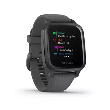 Garmin - Venu Sq GPS Smartwatch 33mm Fiber-Reinforced Polymer - Shadow Gray 10 Garmin - Venu Sq GPS Smartwatch 33mm Fiber-Reinforced Polymer - Shadow Gray - Image 10