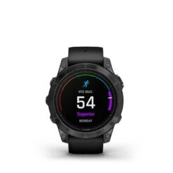 Garmin - Epix Pro (Gen 2) Standard Edition 47mm Fiber-reinforced Polymner - Slate Gray With Black Band -Garmin GPS ae093f29 5075 5a35 b46e 47ee3dba47cc