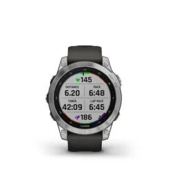 Garmin - Fēnix 7 GPS Smartwatch 47 Mm Fiber-reinforced Polymer - Silver -Garmin GPS af9c1c65 2ed9 54c2 b4ab 0ada049ab2ea