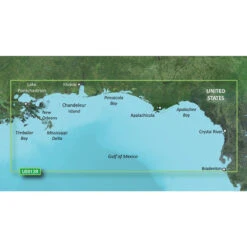 Garmin Charts 3930369 Garmin Bluechart® G2 Vision® Hd - Vus012r - Tampa - New Orleans - Microsd/sd