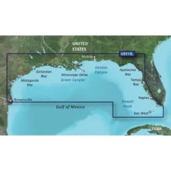 Garmin Charts 3930411 Garmin Bluechart® G2 Vision® Hd - Vus515l - Brownsville - Key Largo - Microsd/sd