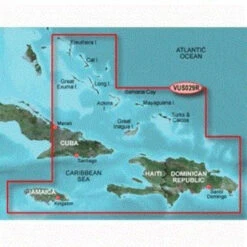 Garmin Charts 3930376 Garmin Bluechart® G2 Vision® Hd - Vus029r - Southern Bahamas - Microsd™/sd™