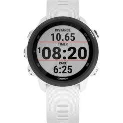 Garmin - Forerunner 245 Music GPS Smartwatch 42mm Fiber-Reinforced Polymer - White