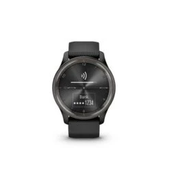 Garmin - Vívomove Trend Hybrid Smartwatch 40 Mm Fiber-Reinforced Polymer - Slate Stainless Steel -Garmin GPS b6b5aeff 774b 596a 869e ea82c2eefcbc