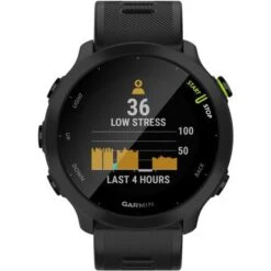 Garmin - Forerunner 55 GPS Smartwatch 42mm Fiber-Reinforced Polymer - Black -Garmin GPS b850a594 d52c 5028 8d03 f0608cbb3177