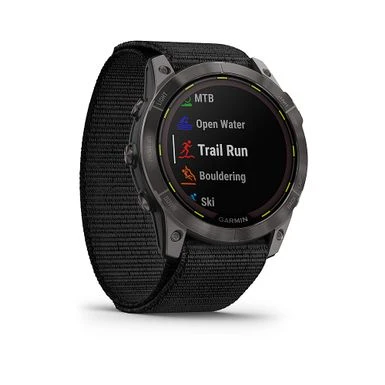 Garmin - Enduro 2 GPS Smartwatch 51mm Fiber-Reinforced Polymer With Titanium Rear Cover - Carbon Gray 2 Garmin - Enduro 2 GPS Smartwatch 51mm Fiber-Reinforced Polymer With Titanium Rear Cover - Carbon Gray - Image 2