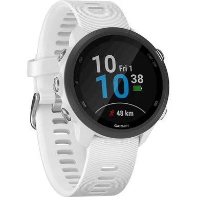 Garmin - Forerunner 245 Music GPS Smartwatch 42mm Fiber-Reinforced Polymer - White 2 Garmin - Forerunner 245 Music GPS Smartwatch 42mm Fiber-Reinforced Polymer - White - Image 2